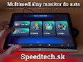 Monitor 12,4" - OS Android / USB / SD / HDMI / WIFI / Bluetooth s držiakom na opierku - Video Youtube