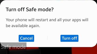 how to remove safe mode in samsung