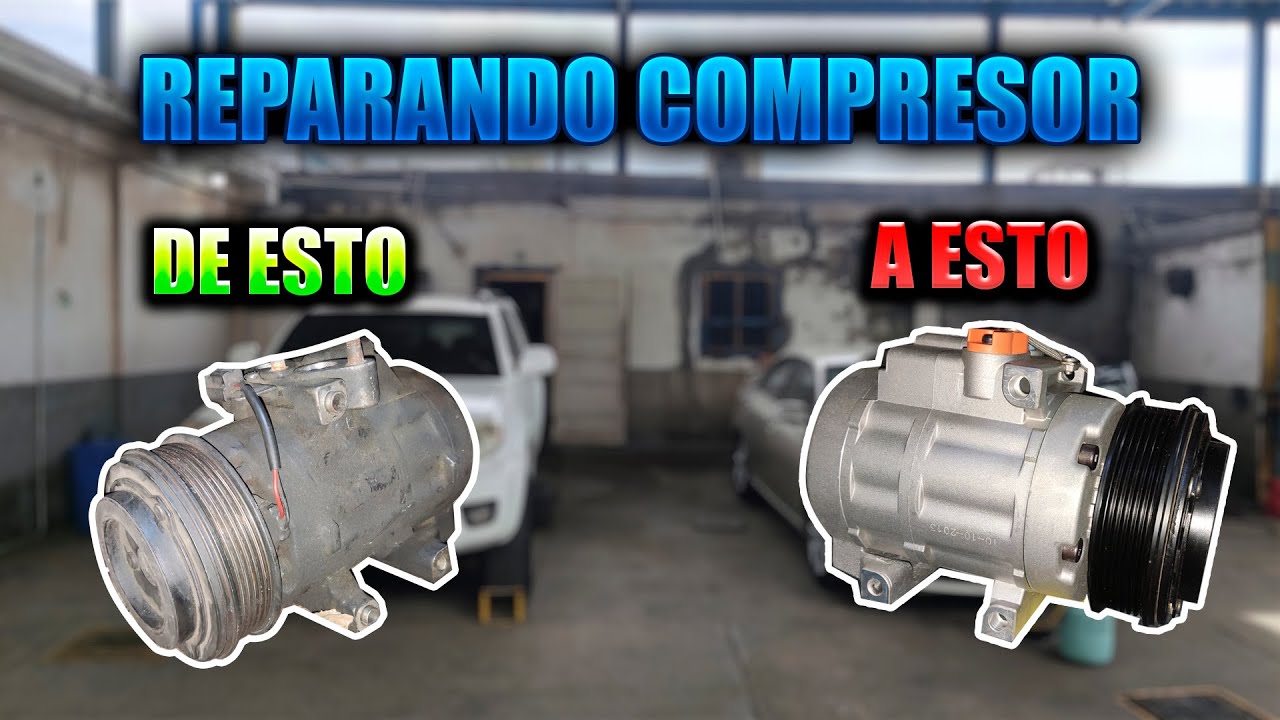 COMO REPARAR UN COMPRESOR DE AIRE ACONDICIONADO AUTOMOTRIZ | FS20