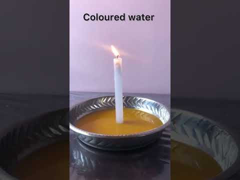 Easy simple science experiments for children |kids |schoolstudents |candle vs water #viral #shorts