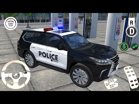 4x4 Luxury SUV Driving Simulator - Mobile Gameplay | Driving Police Van City and Offroad