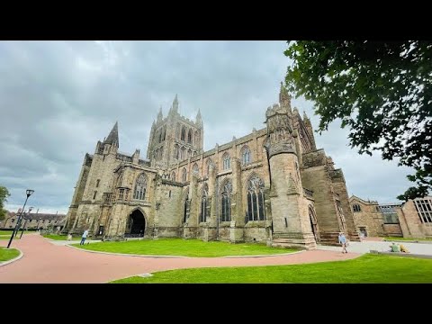 4K Walk: Exploring Hereford Cathedral UK (August 12,2021)