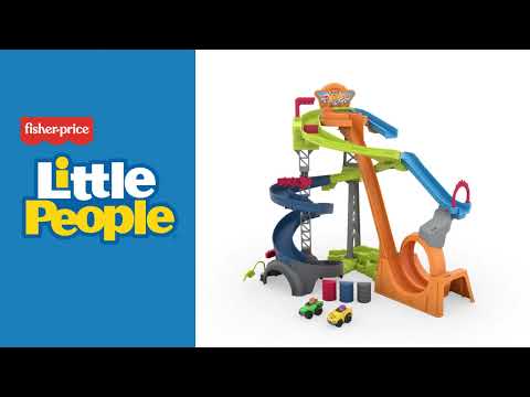 Трек Hot Wheels Fisher-Price Little People Spiral Speedway JDD72 Игровой набор Fisher Гонки по спирали - фото 2 - id-p3067592307