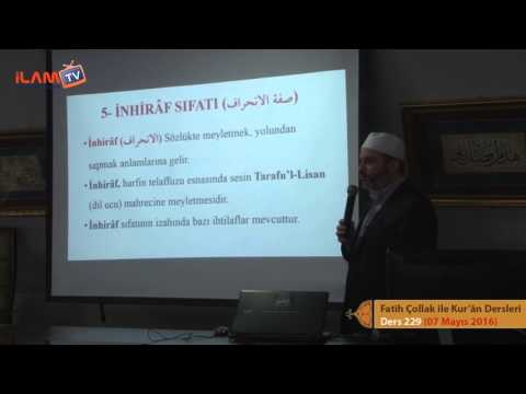 Harflerin Sıfatları 6 (Tecvid Dersleri) - Hayri Ünal