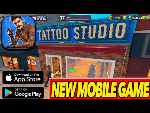 TATTOO STUDIO SIMULATOR - Global Launch Gameplay (iPhone, iPad, iOS, Android) - New Mobile Game 2025 - YouTube