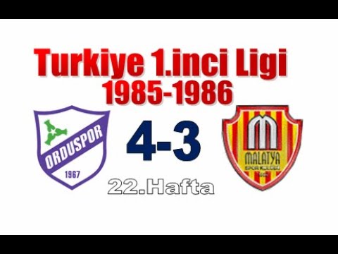[1986.02.16] 1985-1986 22.Hafta Ordu - Malatya 4-3
