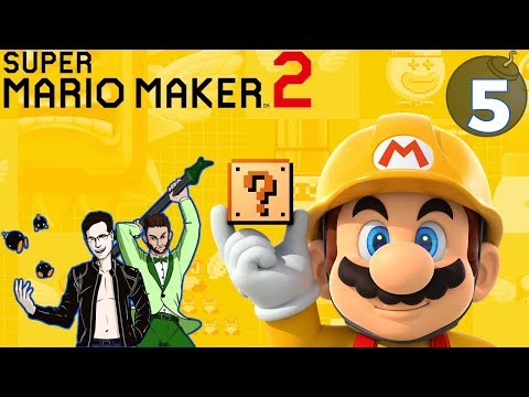 Descent Into Madness - Let's Play Super Mario Maker 2 - PART 5 | The Bombadiers