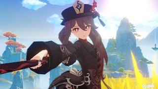 意地でも元素スキルを使わない胡桃【原神】