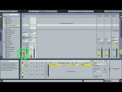 Controlling Echoloop with Drum Rack in Ableton Live