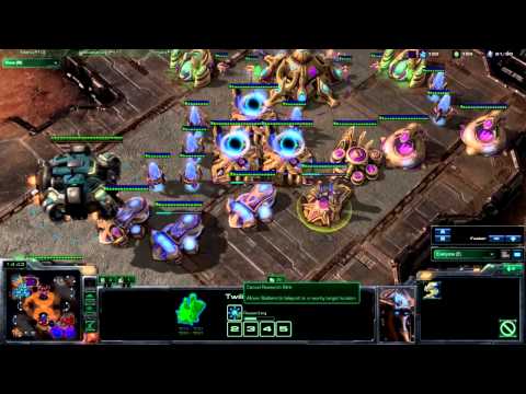 Starcraft 2, HD gameplay, Terran,Protoss vs Zerg,Protoss Part 2.mp4