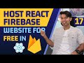 Host React Firebase Dynamic Website For FREE On Firebase Hosting React Tutorial In Hindi 17