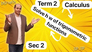 sove h w of der  of trig functions