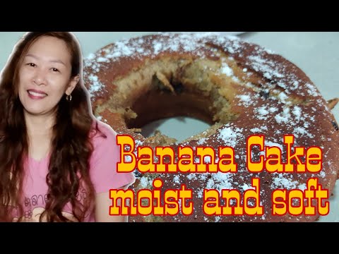 Banana Cake /Moist and Soft