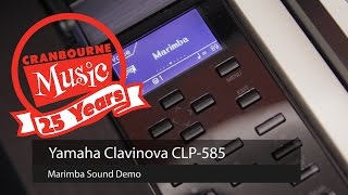 Video thumbnail for Marimba Sound Demo - Yamaha Clavinova CLP-585 by Coleman's Music