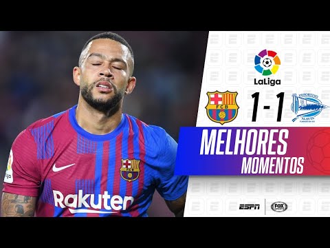 Gols e lances de Barcelona x Alavés