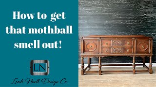 How to get that smell out of an old piece of furniture in 3 easy steps  by Leah Noell Design Co.