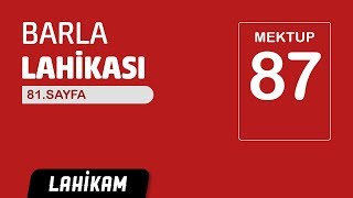 Yirmidokuzuncu Mektup Ve Muhtevası