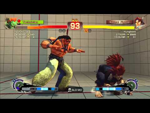 SSF4AE:2012 flash house (Blanka) vs Hungbee (T.Hawk)
