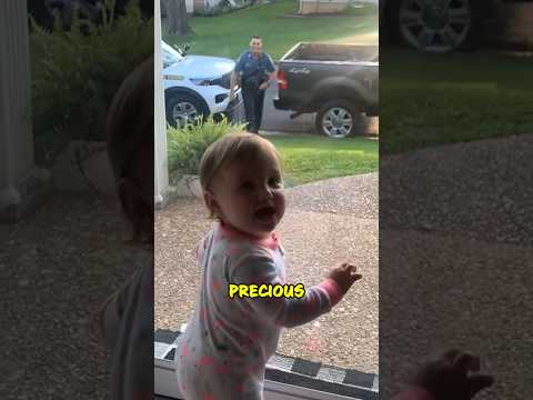 The Most Heartwarming Moment - Toddler’s Reaction Will Make You Smile ❤️ #shorts
