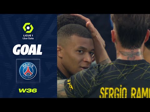 Goal Kylian MBAPPE (8' - PSG) AJ AUXERRE - PARIS SAINT-GERMAIN (1-2) 22/23