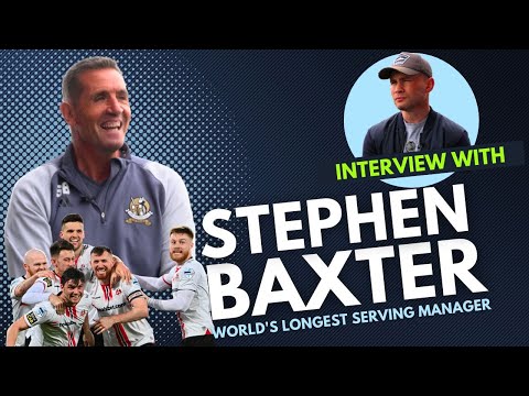WORLD'S LONGEST SERVING FOOTBALL MANAGER STEPHEN BAXTER