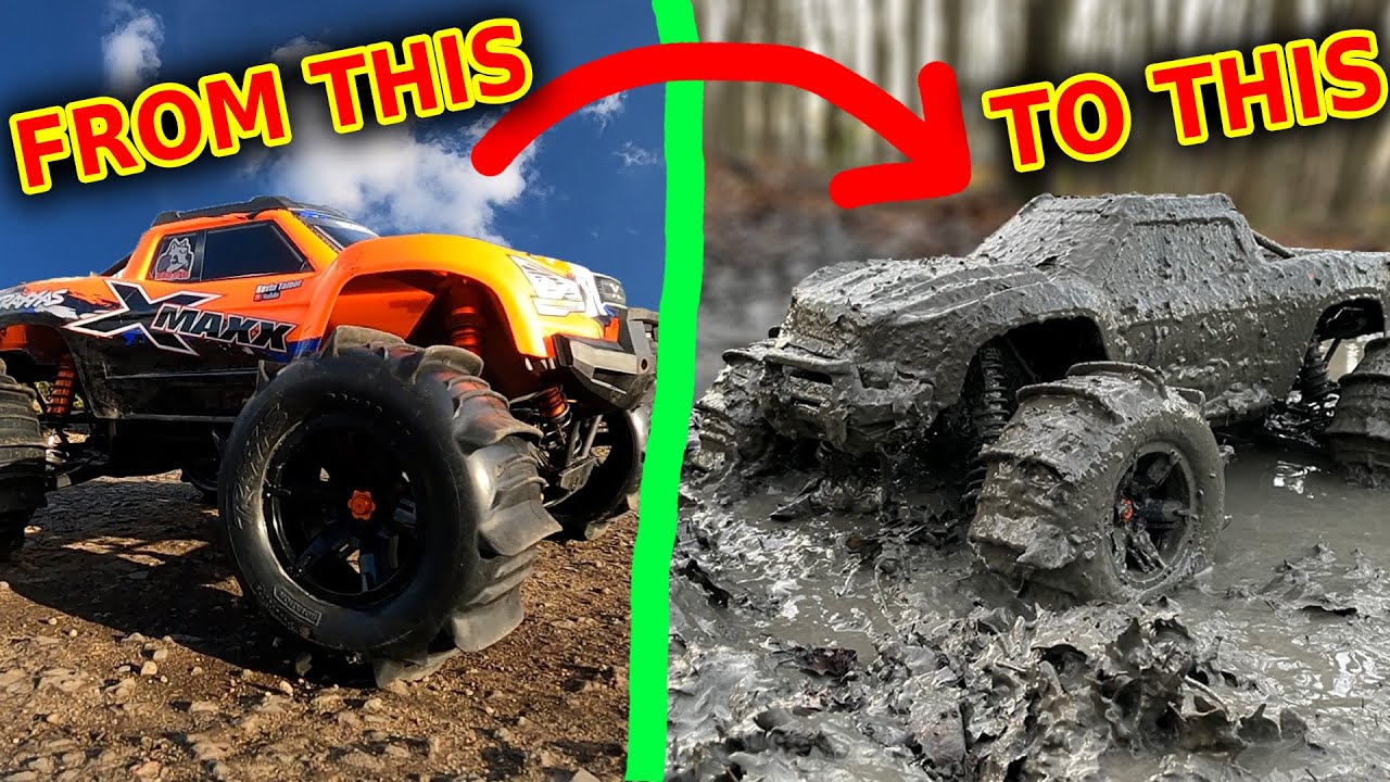 GiANT RC Car makes a mess