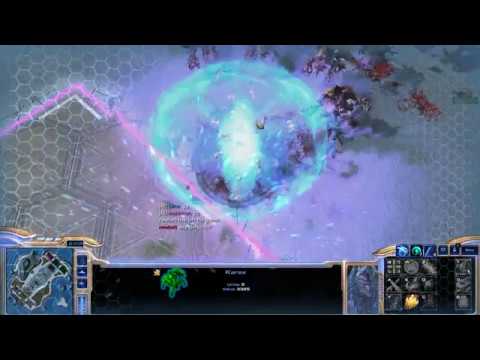 StarCraft II Direct Strike #30 — commanders 3v3 Karax mass Carrier