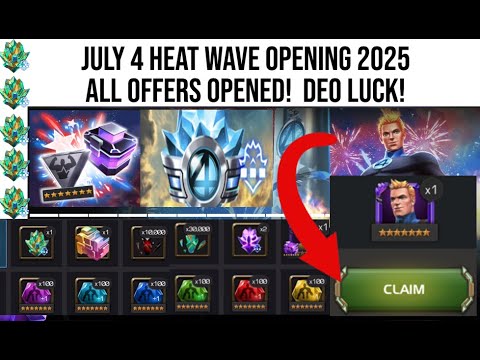 INSANE HEAT WAVE WHALING OUT! WE GOT OUR MOST WANTED CHAMP! HUGE CRYSTAL OPENING!!! DEO LUCK!!! MCOC