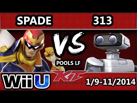 KiT 15 - Spade (Sheik) Vs. 313 (ROB) SSB4 Pools Losers Finals - Smash 4 Wii U