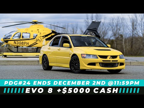 PRIME DRIVEN JDM Car Giveaway #24 - EVO 8 + $5K CASH!