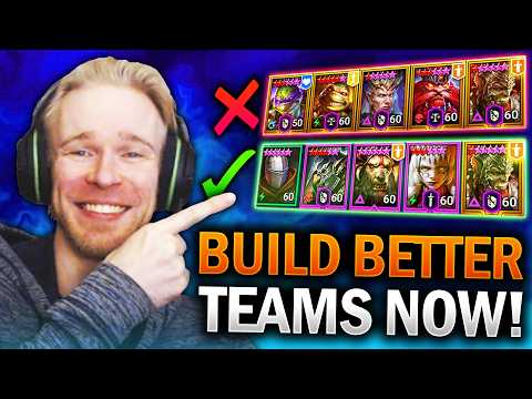 How to BUILD BETTER TEAMS NOW in Raid Shadow Legends - Best Champs and Gear Tips!
