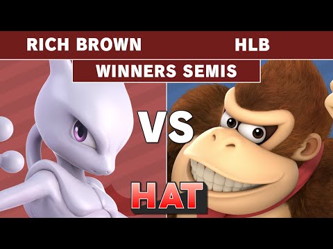 HAT 102 - Rich Brown (Mewtwo) Vs. DCG | HLB (Donkey Kong) Winners Semis - Smash Ultimate