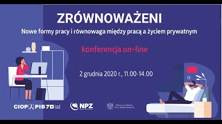 Zrównoważeni. Nowe formy pracy i równowaga między pracą a życiem prywatnym. Konf
