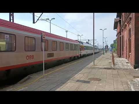 Rodzyn EP09-046 Porta Moravica 105 Przemyśl Główny - Graz Hauptbahnhof. Stacja Chałupki.