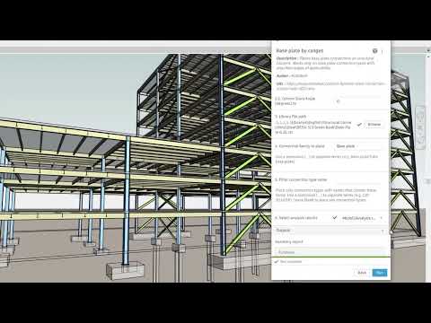 Revit 2023  Library based connections design automation