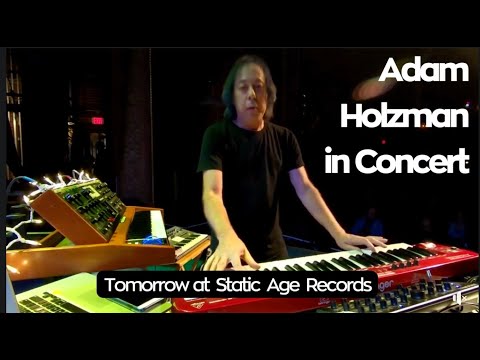 Moogseum Presents: Adam Holzman LIVE at Static Age Records in Asheville 6-29-2024