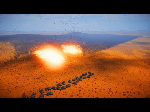 100 NUCLEAR TANKS VS 5 MILLION Heavy Knights ! Ultimate Epic Battle Simulator 2 - UEBS 2