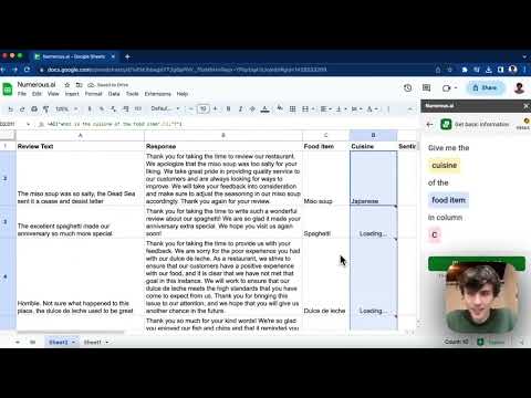 YouTube video about Numerous.ai