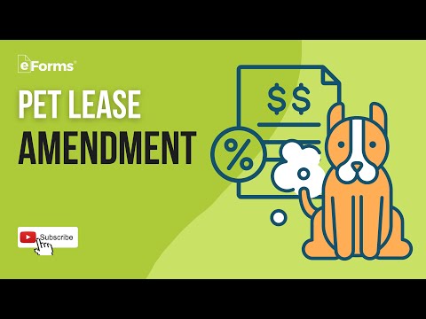 Pet Lease Amendment - EXPLAINED