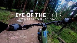 Eye of the Tiger trail - my favourite trail at Keystone Bike Park.