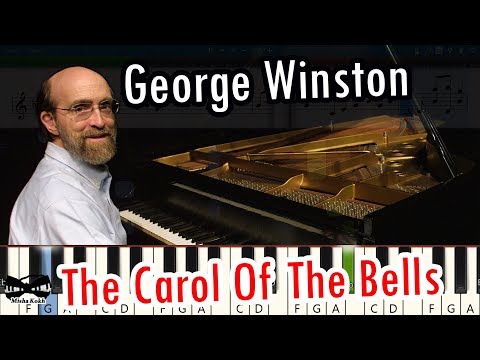 The Carol Of The Bells - George Winston [Piano Tutorial | Sheets | MIDI] Synthesia