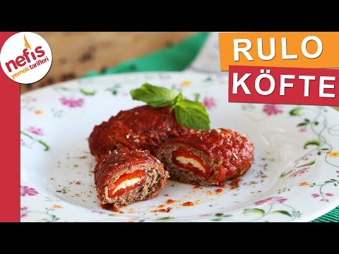 Kırmızı Biberli Rulo Köfte - Köfte Tarifleri - Nefis Yemek Tarifleri