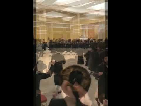 Viznitz Rebbe R' Mendel Dancing In Ukraine - Adar 5779