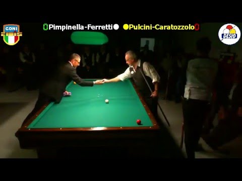 Pulcini Caratozzolo vs Pimpinella Ferretti -Torneo misto Coppie Billiards Club Desio 1Aprile2016