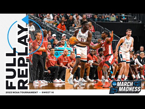 UConn vs. Arkansas - 2023 NCAA men's Sweet 16 | FULL REPLAY