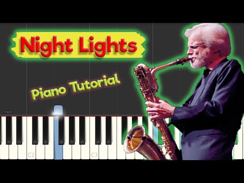 Gerry Mulligan - Night Lights -  Jazz Piano Tutorial (with comping example)