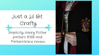 Patterntrace and Simplicity 8723 Sewing Pattern Review! {Official Harry Potter Pattern}