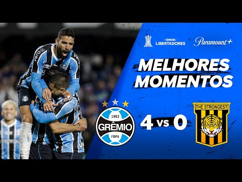 GRÊMIO 4 x 0 THE STRONGEST - CONMEBOL LIBERTADORES 2024 | Paramount Plus Brasil