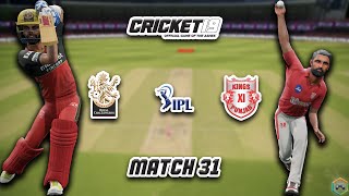 IPL 2020 Match 31 RCB vs KXIP Highlights - IPL Gaming Series - Cricket 19