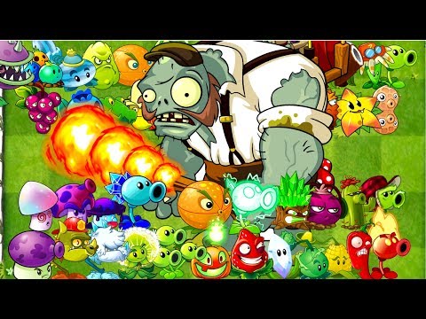 Gargantuar vs Every Plant Power UP Plants vs Zombies 2 Gameplay